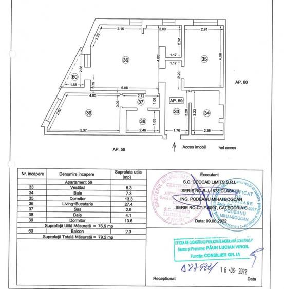 Tomis Nord–Campus | 3 camere - Aviatorii Residence | etaj 7 | parcare subterana - 19