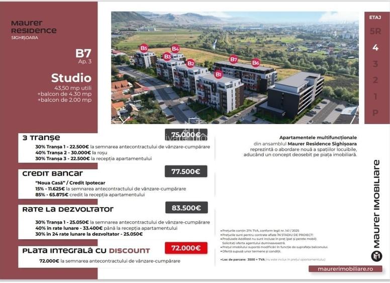 Apartament 2 camere, Maurer, Sighisoara - 5