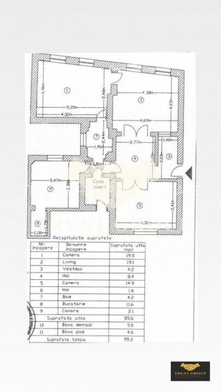 Apartament 3 camere Capitale | In vila | Parter - ideal pentru business  - 8