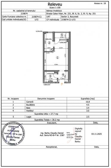 Garsonieră 30mp | Mobilată complet | Calea Vitan – Auchan Vitan - 10