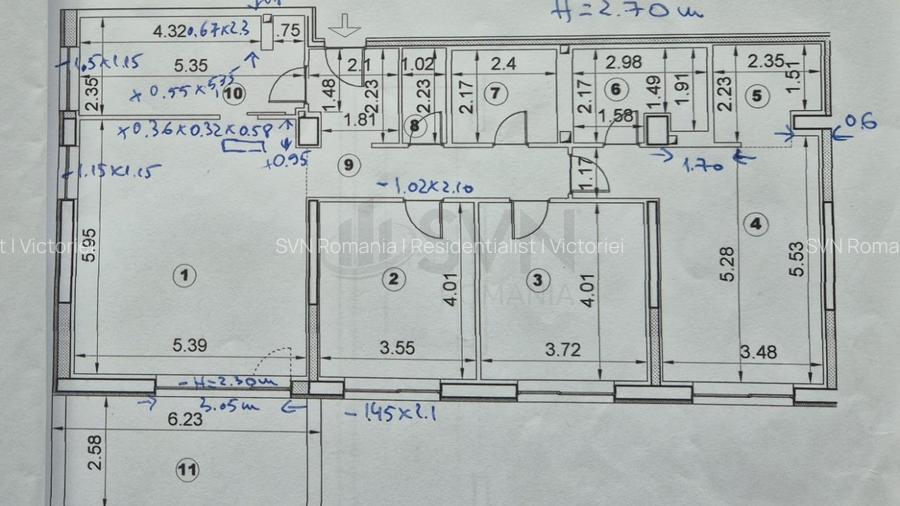 REA1024140 Apartament 4 Camere Mobilat I Serban Cantacuzino I Pipera - 13
