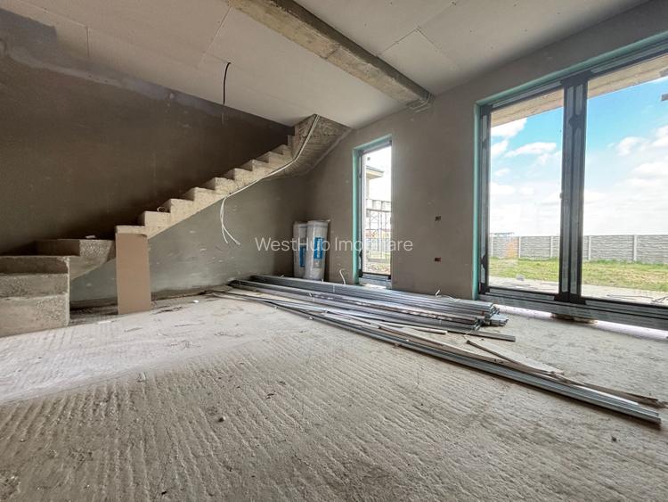 Casa insiruita 3 camere, 88 mp utili, 300 mp teren, zona Planetelor - Giroc - 2