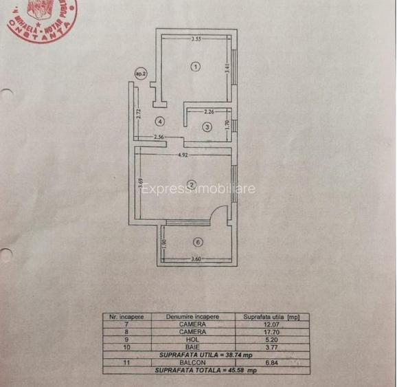 Apartament 2 camere  si curte  langa Allezi( Comision 0%) - 1