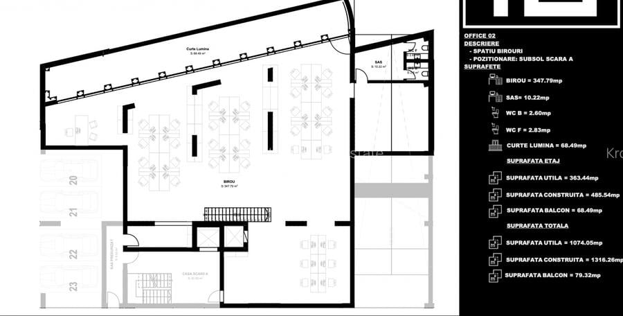 Spațiu de birouri premium 1074 mp – Centrul Istoric Brașov - 3