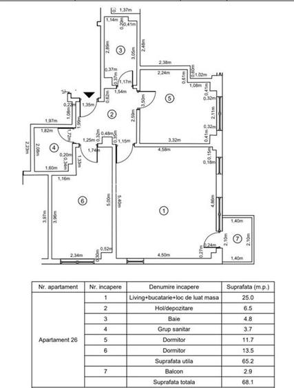 Apartament de 3 camere zona Tractorul - 10