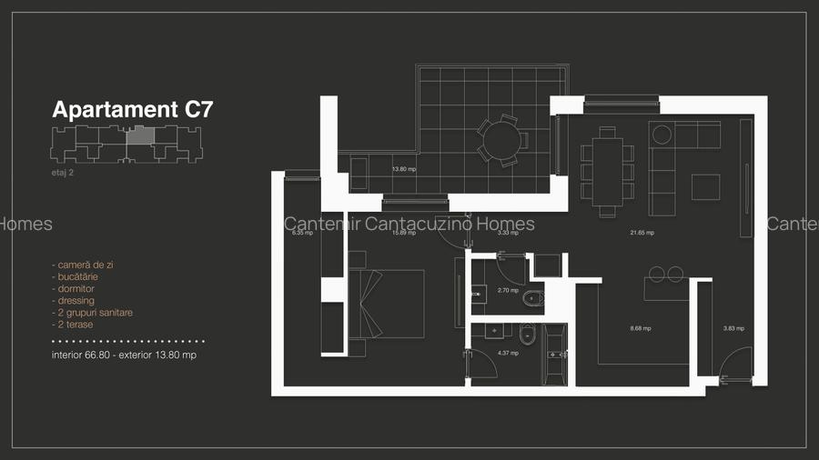 5 Apartamente noi cu 2 camere in proiectul www.cchomes.ro Iancu Nicolae/Pipera - 6