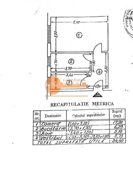 Garsonieră Rahova, 34 mp – perfectă pentru locuit sau birou - 4