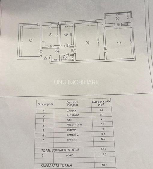 Etaj 1-Tudor Vladimirescu-Iulius Mall-3 Camere Confort 1 - 6