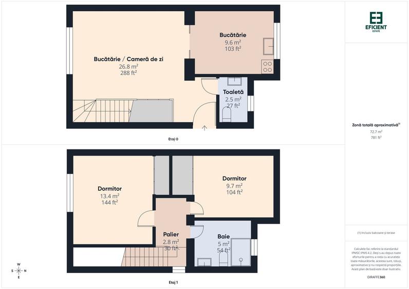 Casă tip Duplex 3 camere - mobilat modern - Sânandrei - Timișoara - 19