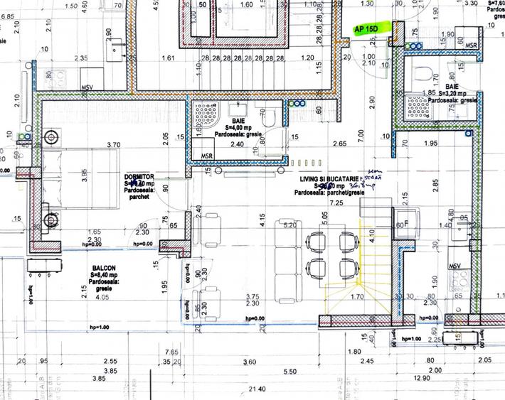 Dacia-Mosilor duplex cu vedere Sud - 15