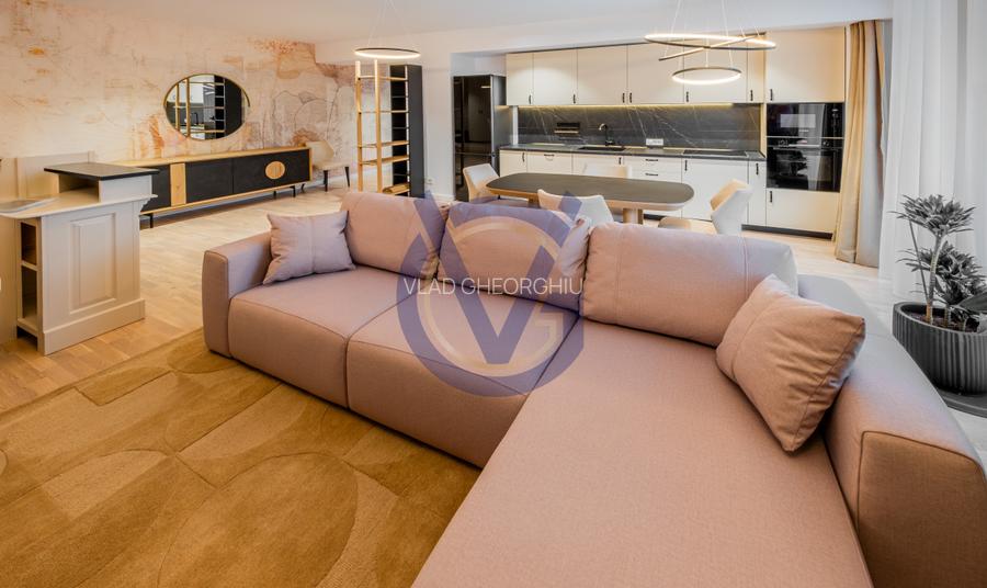 Impecabil! 4 cam mobilate modern & lux, 123mp, prima inchiriere! COMISION 0%! - 14