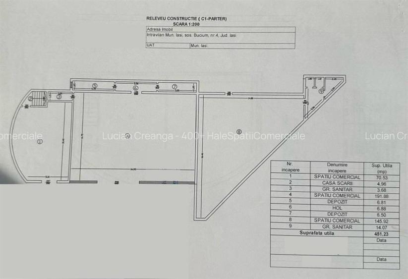 Spatiu comercial intersectie sos. Bucium Poitiers, de la 84mp la 400mp - 6