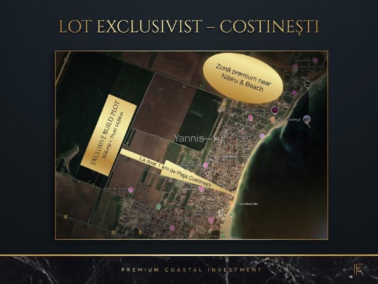 Teren intravilan Costinești 506mp | POT 40%| Ideal investiție turistică - 3