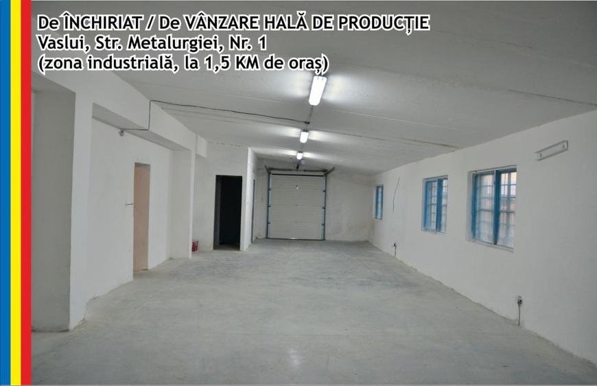 Hala productie, zona Industriala, Vaslui
