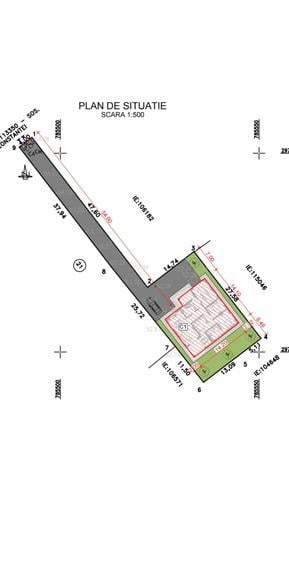 Cumpana- Sos Constantei- teren 700mp cu proiect in derulare pentru casa la sol