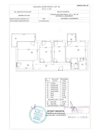 Apartament 4 camere Ultracentral | Comision 0% | 2 parcari | Finalizat - 19