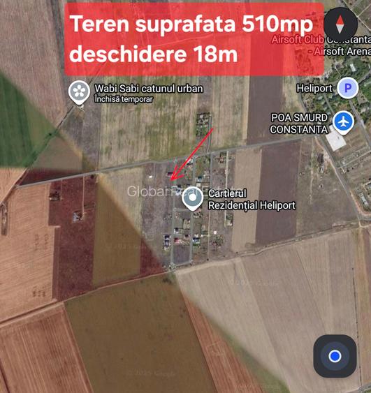 TEREN 510MP Cartierul Heliport-Tom intre vile - 2