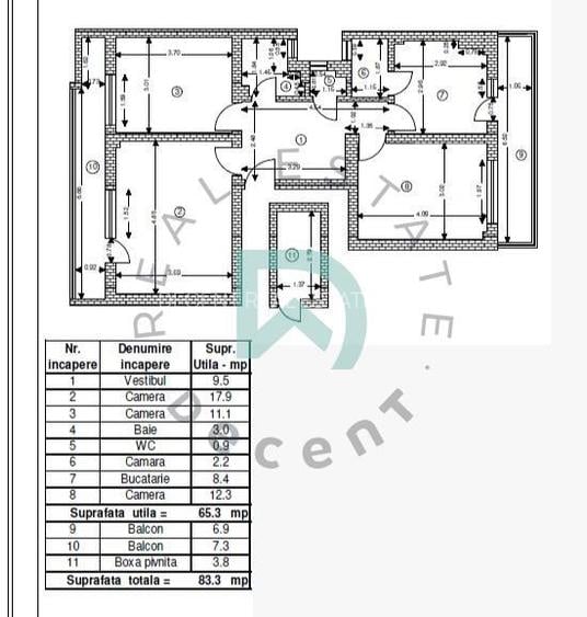 Apartament 3 camere Centrul Civic, Brasov - 6