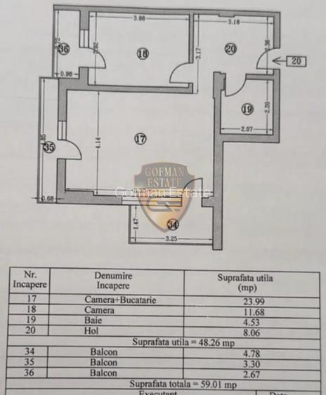 2 Camere Premium Mamaia Nord, vedere Lac - Mare, Tabu Residence, parcare, 59mp - 13