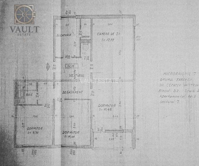 Apartament 4 camere - 96mp- 5 minute pana la metrou Romancierilor - 15