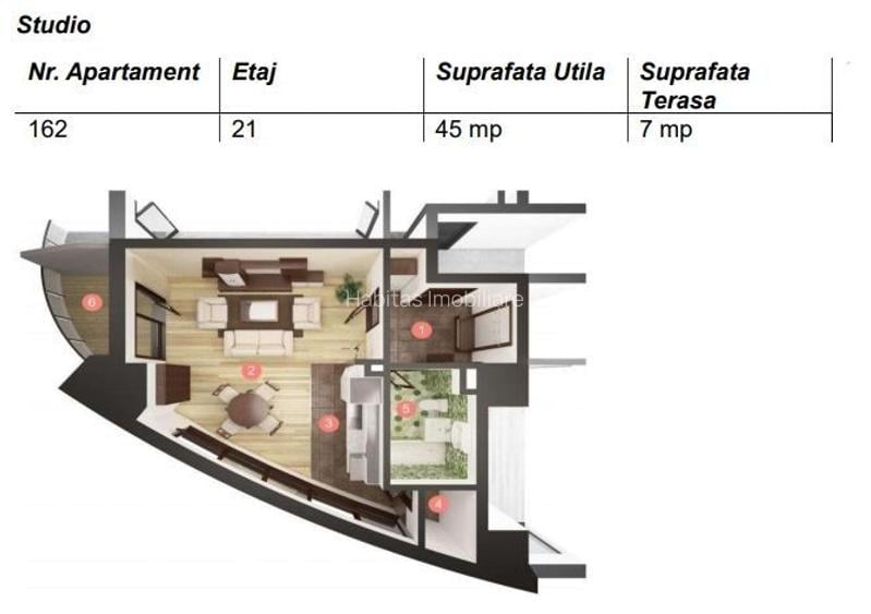 Studio Premium | West City Tower | Cea Mai Înaltă Clădire Rezidențială - 10