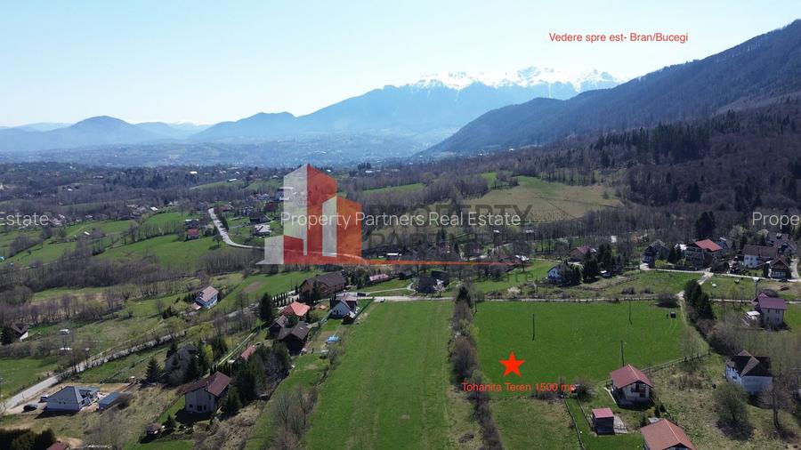 Teren Bran Tohanita | Intravilan 1.500 mp | Vedere Panoramică| - 2