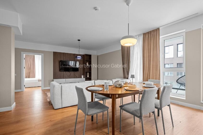 Apartament 3 camere spatios de inchiriat, MTM Pipera Lake, cu loc de parcare sub - 15