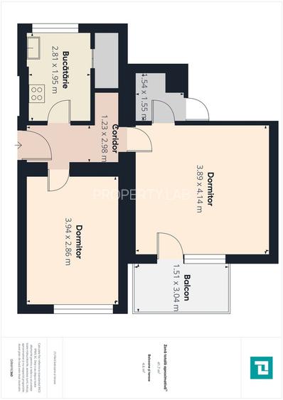 Apartament cu 2 camere, central, Timișoara - 12