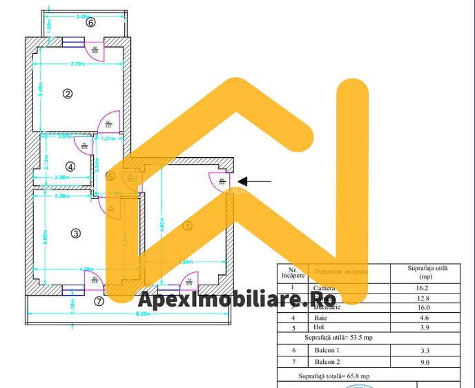 1 Decembrie | 2 Camere | Metrou 12min | Centrala | Parcare | 2Balcoane - 13