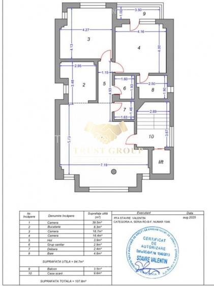 Apartament - 3 camere - Dacia-Mosilor - 10