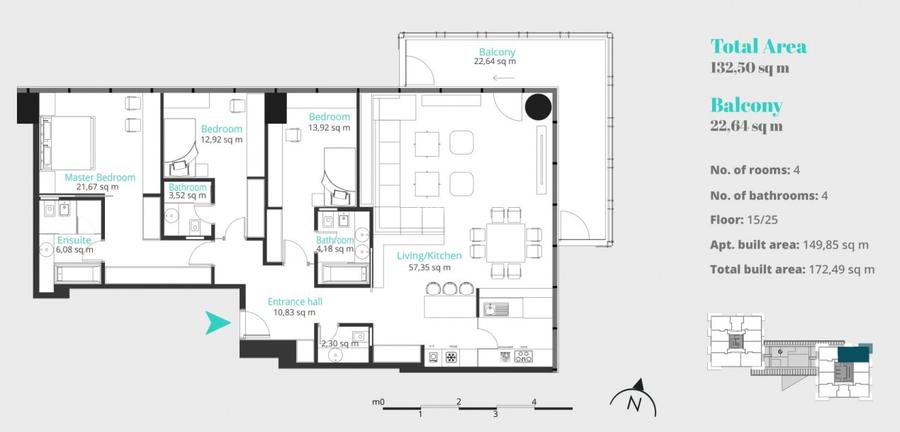 Apartament 4 camere Complex Up- Site - 6