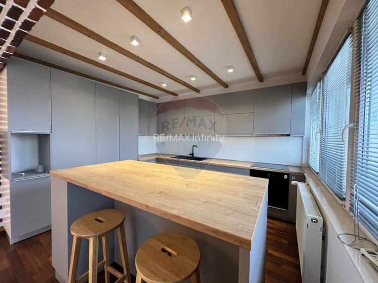 Penthouse cu 5 camere si terasa cu view de inchiriat in Grigorescu - 24
