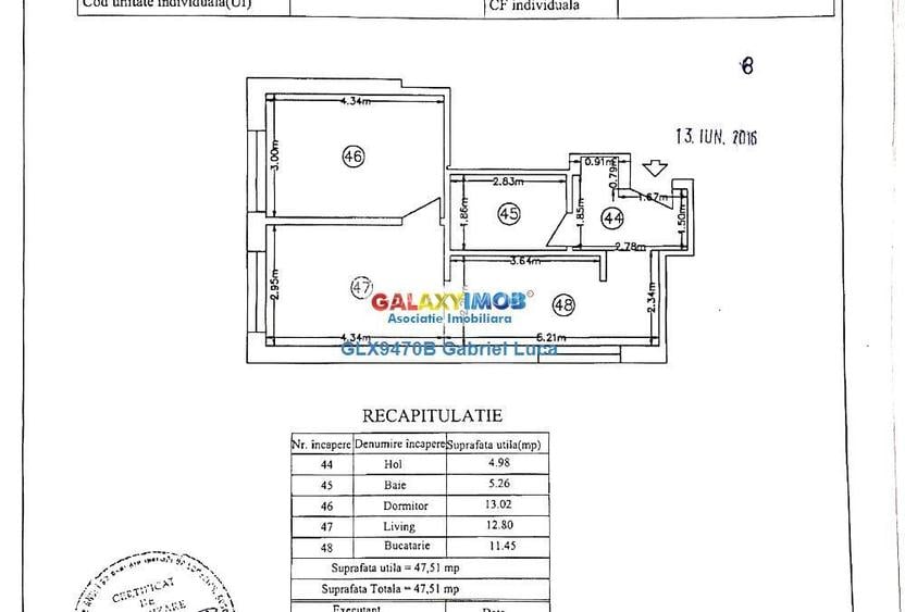 Apartament 2 camere 47mp | Centrala | Cartier Solar | Metalurgiei | - 10