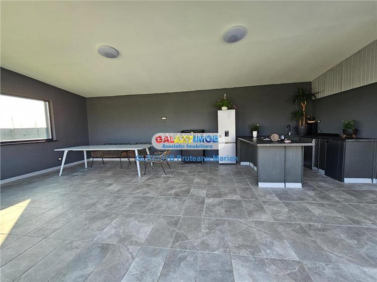 Vanzare casa de Lux cu piscina in aer liber situata in comuna Clinceni - 43