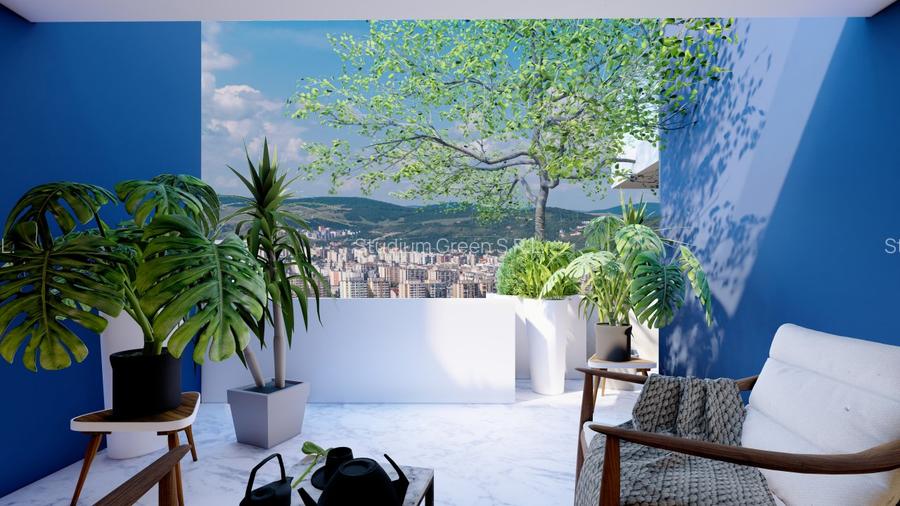 Apartament  3 camere , penthouse SEMIFINISAT! cu CF! ocupabil imediat! - 6