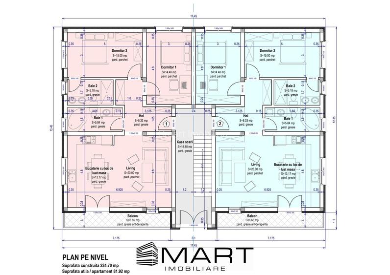 Apartament 3 Camere în Vilă Nouă – Terasă Mare, 2 Băi, Parcare Inclusă. - 5