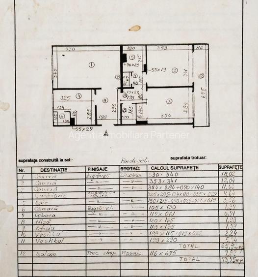 3 camere Prundu , Decomandat / 2 băi / 2 balcoane , finisaje clasice! - 17