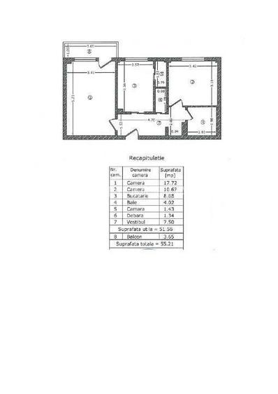 Apartament Luminos, 2 camere, Parcul Tineretului. Parcare. - 16