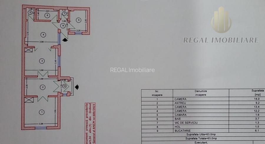 Casa de închiriat | 13 Septembrie- Rahova | 3 camere | Pretabil Birouri - 16