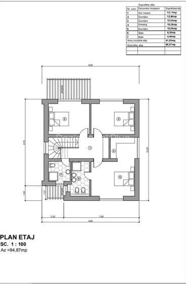 Casa moderna | 140 mp utili | Smart Home|  curte de 420 mp - 2