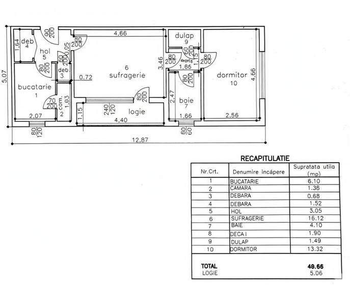 Apartament 2 camere semidecomandat cf 1, in Ploiesti - 13