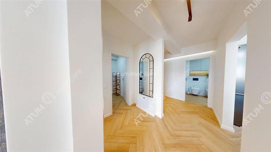 Penthouse 5 camere 3 bai parcare mobilat complet Turnisor Sibiu - 21