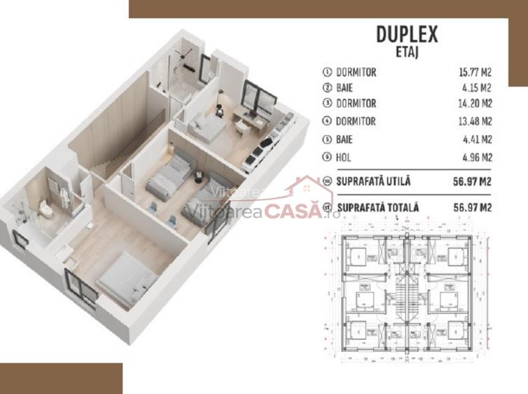 Metrou Republica - Duplex 4 Camere - 20