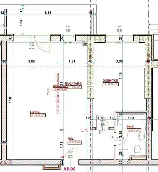 Apartament 2 camere | Mobilat | Cu Finisaje IEla Cotroceni Faza II | - 11