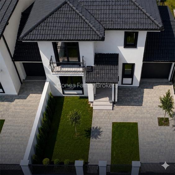 Duplex modern în Dumbrăvița despărțit prin garaj - 5 camere + garaj - 2