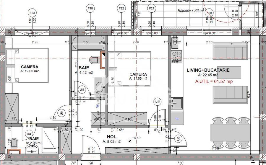 Apartament cu 3 camere , în zona Doamna Stanca - 6