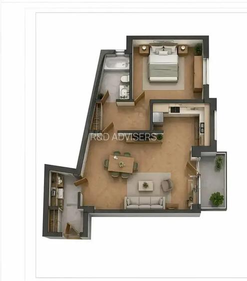 Apartament 2 camere I Bloc nou I Metrou Bucur Obor IComision 0% I - 13