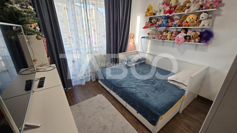 Apartament de vanzare 3 camere 93mp 2 bai balcoane zona Rahovei Sibiu - 6