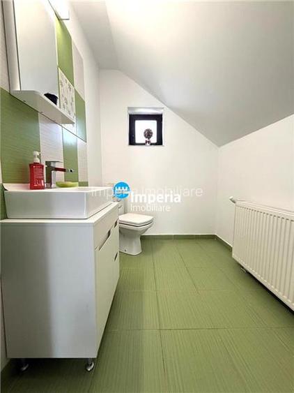 Casa superba 4 cam, mobilata, teren 509 mp, terasa, Lunca Cetatuii Iasi - 8