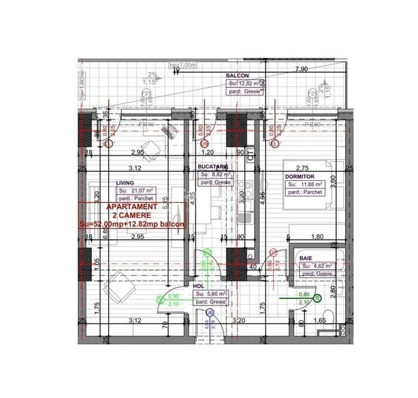 Royal Town Copou, 2 camere decomandat, mobilat si utilat, intabulat - 1